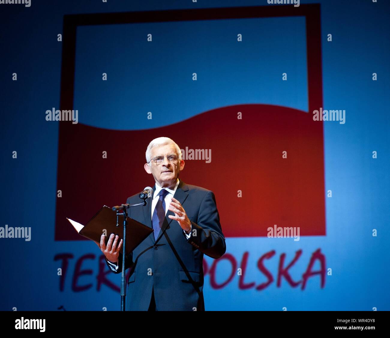 11.06.2012 Warsaw, Poland. `Teraz Polska` Gala. Pictured: Jerzy Buzek Stock Photo